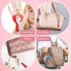 Portable Lip Gloss Keychain Cap Plastic Cosmetic Cover Hanging Holder Decoration Pendant For Keys On The Go