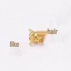 Double-Sided Gold-Plated Hollow Flower Beaded DIY Bracelet/Necklace