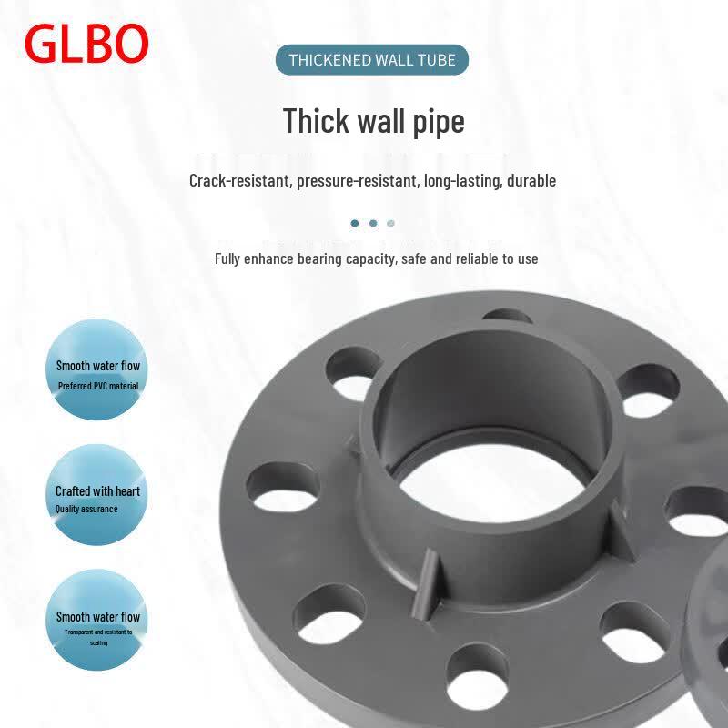 GLBO PVC Integrated Flange Connector for Water Pipes