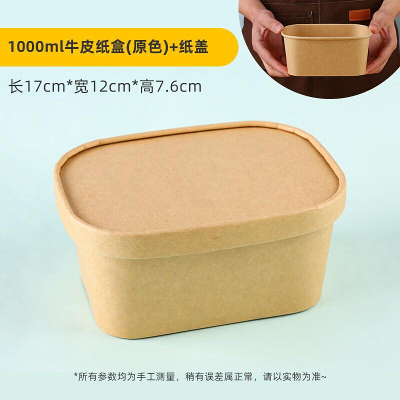 Rectangular Disposable Paper Picnic Box
