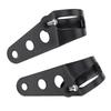 35 43mm Motorcycle Headlight Mount Bracket Fork Tube Clamp Kit Black for Chopper Cafe Racer