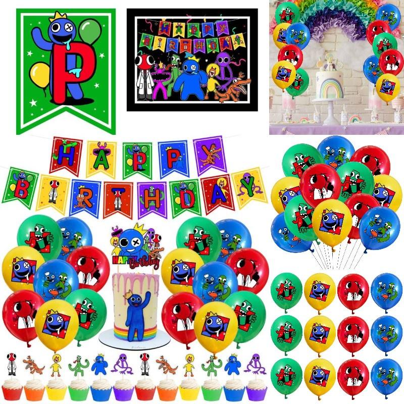 Friends Rainbow Theme Birthday Party Supplies Balloon Banner Cake Toppers Decor