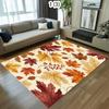 Autumn Maple Leaf Pattern Carpet Mat Rug Home Decoration Fall Season Floor Mat Kitchen Hallway Indoor Outdoor Decorative