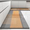 Oil-proof Non-Slip PVC Floor Mat, Easy-to-clean Carpet, Home Decoration, Long Leather Rug, Dirt-resistant Foot Mats, Kitchen