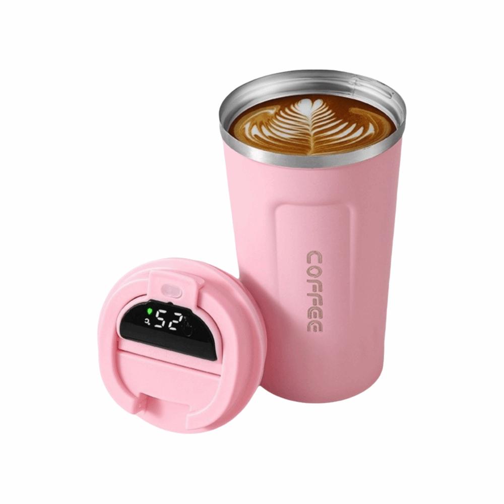 

Stainless Steel Thermo Cafe Mug Leak Proof Smart Display Temperature Car Thermos Mug Vacuum 510ml Thermal Mug Cup Commuting