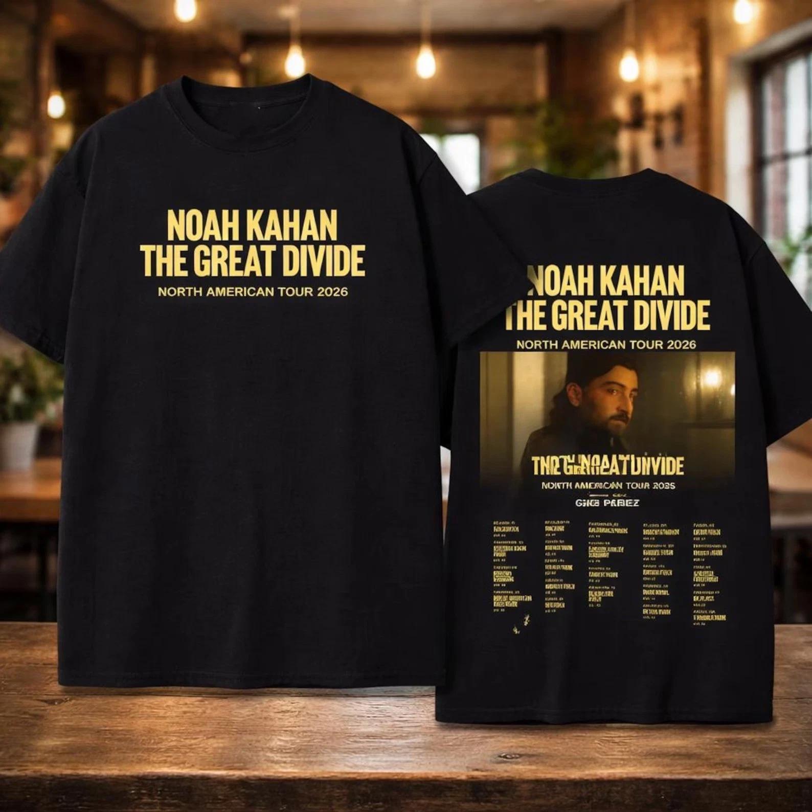 Noah Kahan the Divide Tour 2026 Unisex T-Shirt 3XL