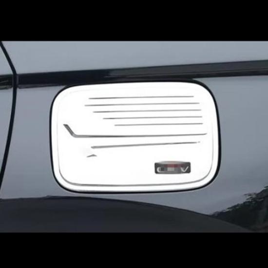 For Honda CR-V CRV 2023 2024 Chrome Car Fuel Lid Petrol Gas Tank Cover Trim