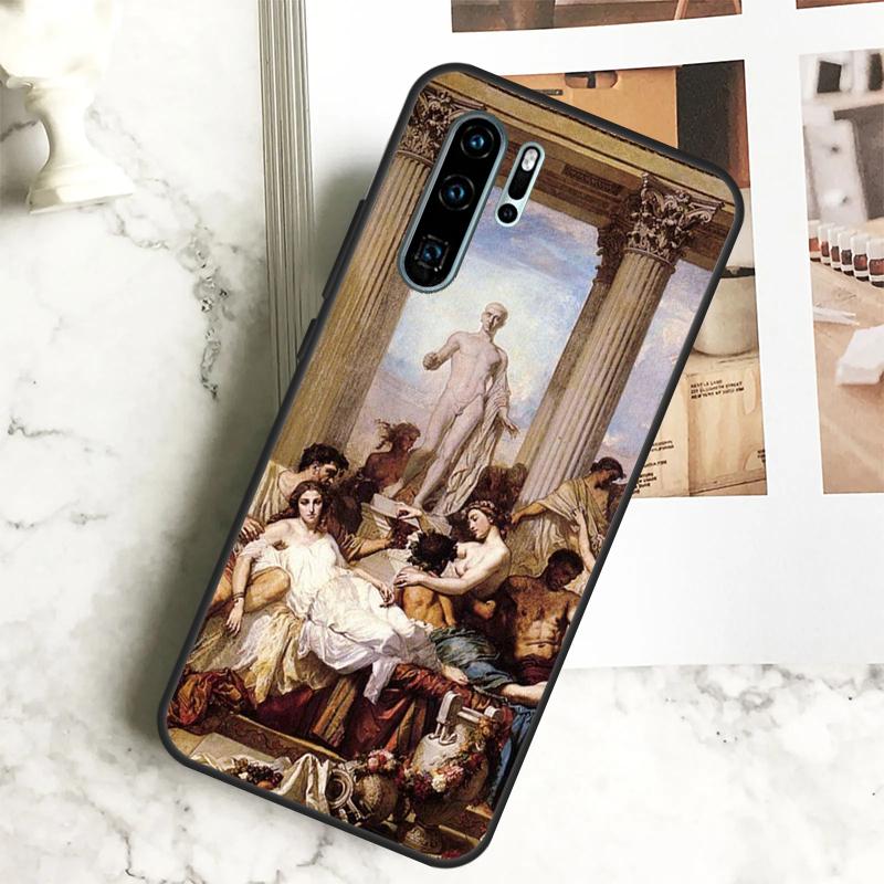 

Renaissance Art Aesthetic Case For Huawei Nova 9 10 SE 3i 7i 11i 5T Y60 Y61 Y70 Y90 Y91 P20 P40 P30 Lite 11 Pro Cover Huawei P30 Lite