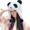 Winter Panda Plush Hat Furry Warm Windproof Cute Plush Hat Ear Protector New Panda Lei Feng Hat