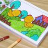 Graffiti Crayon Coloring Book for Ages 2-4: Baby and Kindergarten Art Album