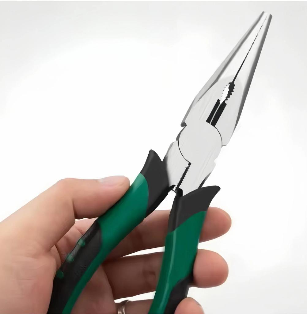 6/8inch Needle Nose Pliers Multifunctional Diagonal Pliers Hardware Tools Universal Wire Cutters Industrial Electrician Pliers