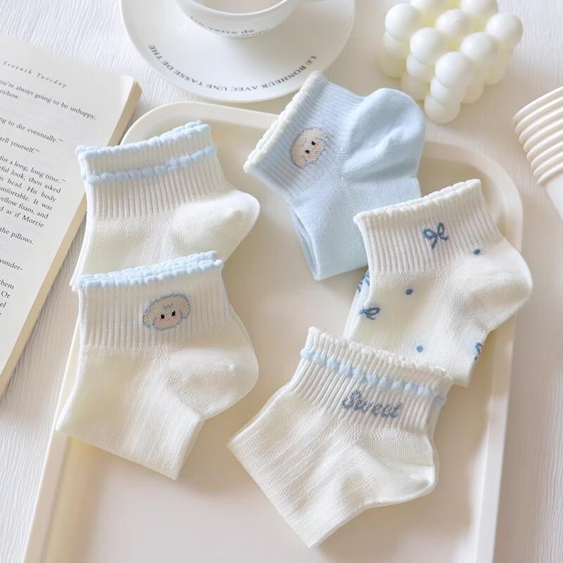 Yishan Yisi Women's Low-Cut Cotton Boat Socks (10 Pairs)