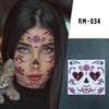 Realistic Halloween Scar Face Tattoo Stickers - Waterproof Makeup Terror Stickers