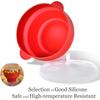 Good-Foldable Silicone Popcorn Bowl With Cover Reusable Oven-Safe Ideal For Home Entertainment Silicone Popcorn Popper