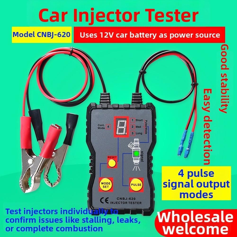 4 Pulse Modes Fuel Injector Tester Single Short Long Continuous