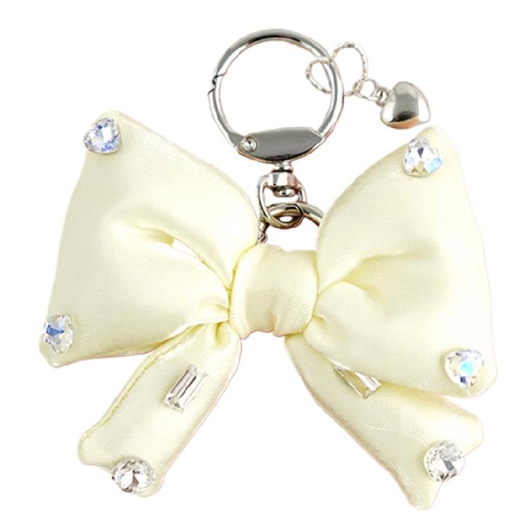 Practical Rhinestones Butterfly Bowknot Key Holder Sturdy Alloy Designs Decoration for the Fashionable Individual
