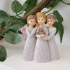 Engel Schwestern Figurine Memorial Freundschaft Harz Dekorative 3 Mädchen Engel Statue Ornament für Home