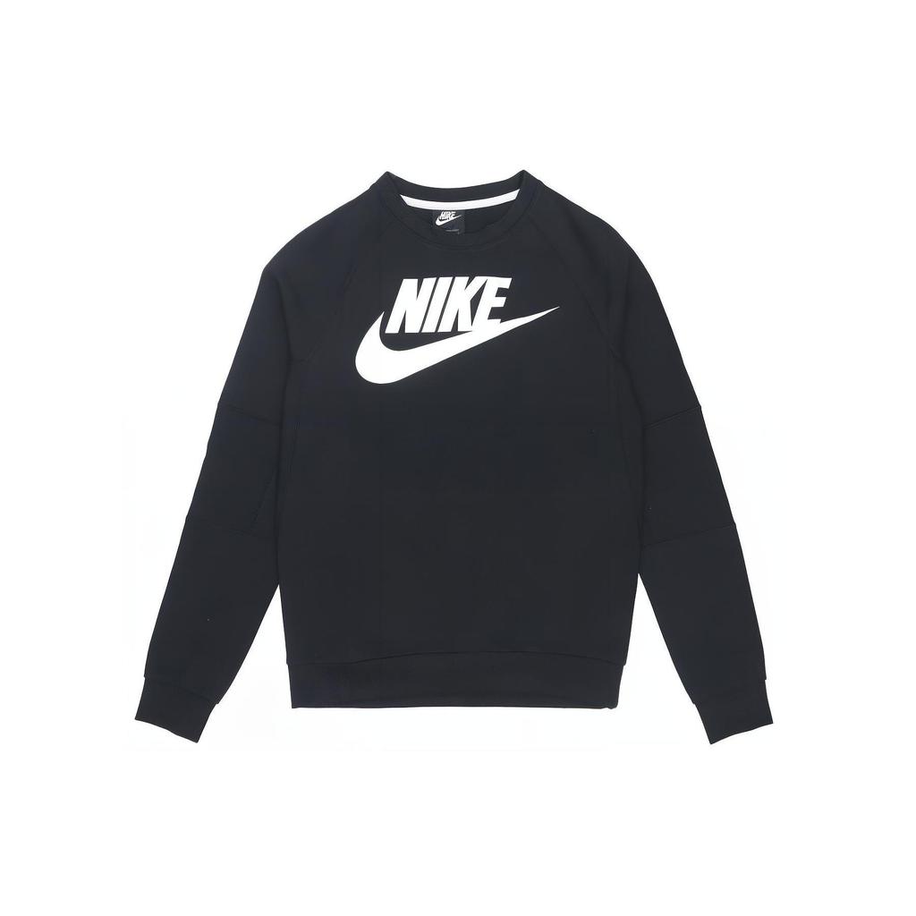 Nike Casual Sport Knit Crewneck Sweatshirt Men Tops Black DJ0349-010