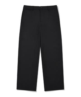 Semi-Wide Chino Pants Black
