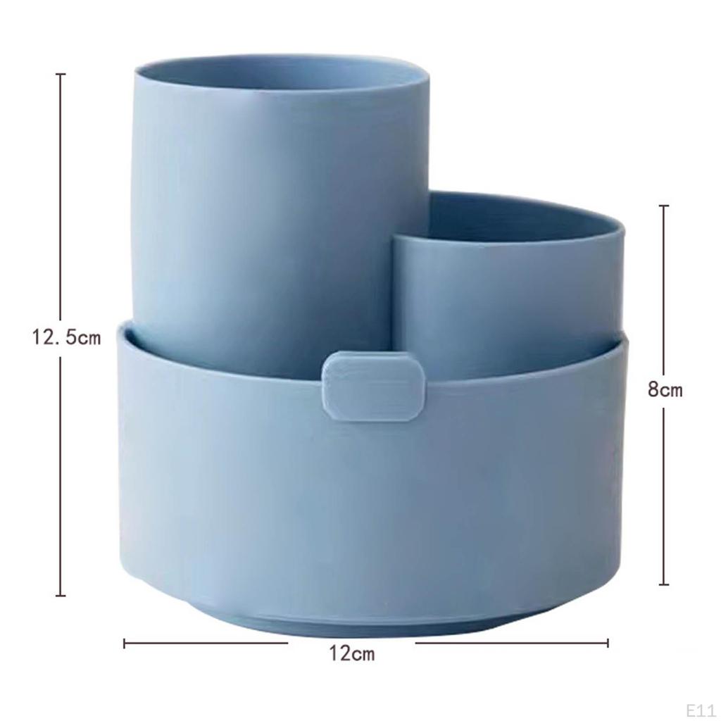 Pen Stand Organizer for Desk - 3 Compartments