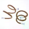 Linen Rope Bird Perch Flexible NonSlip Suction Cup Easy Install for Parakeets Budgies Cage Decor