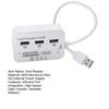 USB 3.0 Hub Card Reader 7-In-1 MS SD M2 TF Multi-in-1 Memory Adapter with 5Gbps Data Transfer Speed Overvoltage Protection for Windows