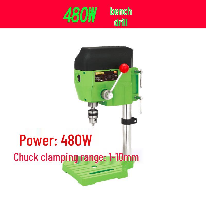 Mini Precision High-Speed Bench Drill: Multifunctional Compact Tabletop Press for Bead Making and Milling