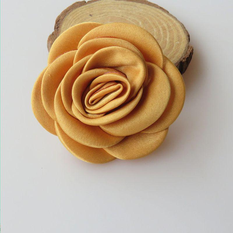 

Handmade Fabric Business Wear Dress Three-Dimensional Rose Gold color 6.5cm