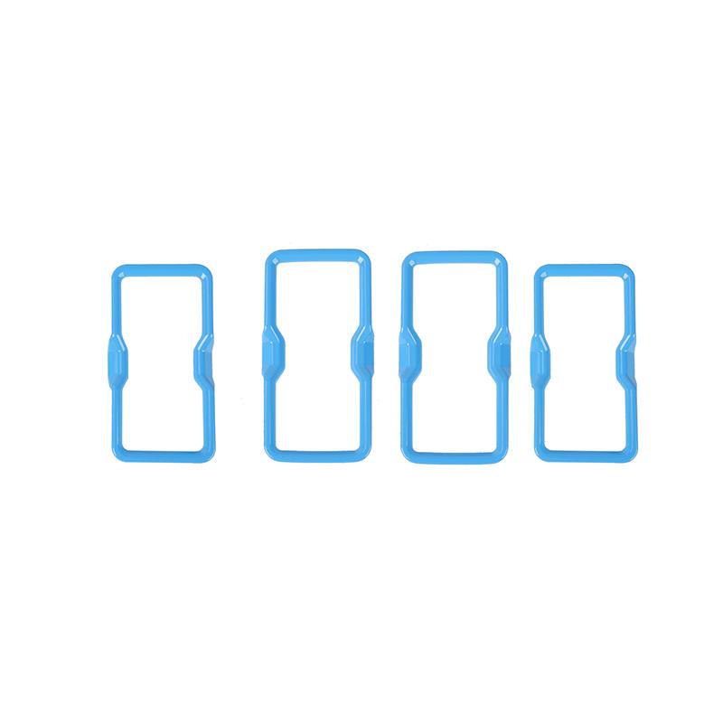 TESIN ABS Car Dashboard Air Conditioning Vent Outlet Decoration Cover For Ford Bronco  2022 2023 UP Interior