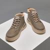 Men’s Black Boots Hiking Shoes Casual Sport Shoes Outdoor Khaki High Top Walking Shoes Plus Size
