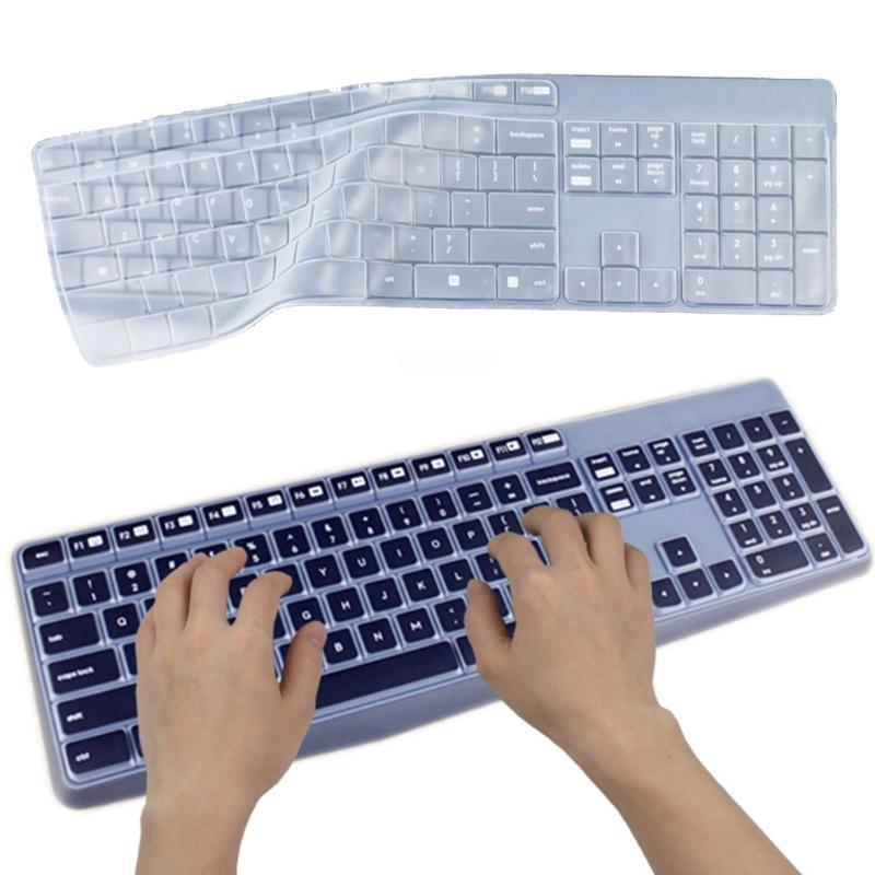 Silicone Keyboards Protectors Cover for K235 K375 MK235 MK315 Laptop Dust and Spill Resistant Transparents Film