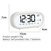 Minimalist LCD Digital Alarm Clock for Kids & Students, Smart Bedroom Desk Electronic Clock, Study Timer