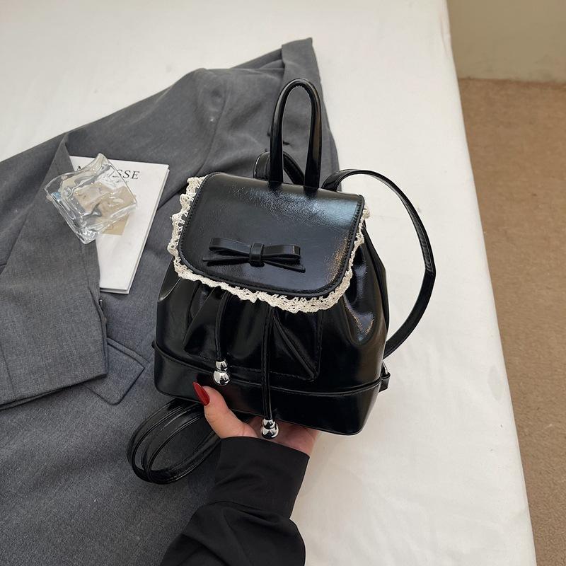 Student bag women's 2025 summer Korean version of the new ins trendy fashion backpack sense niche ballet style women's bag