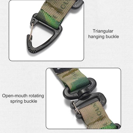 Outdoor Camping Crossbody Quick Release Extensible Bag Strap Adjustable Length Shoulder Strap with Multi-Hanging