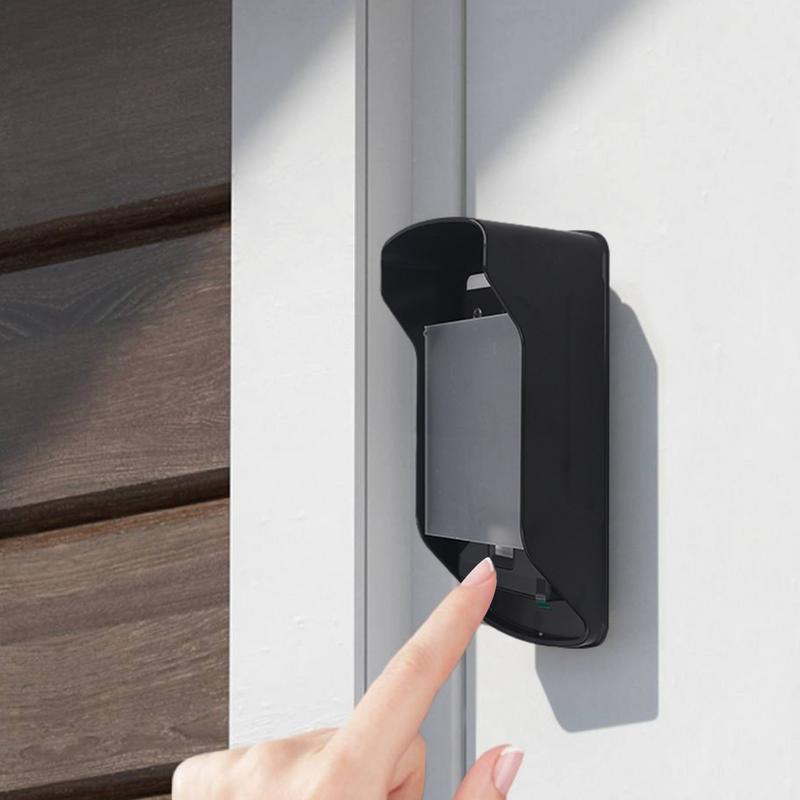 Doorbell Rain Cover Doorbell Covers For Outside Waterproof Weatherproof Wireless Rainproof Cover Door Bell Waterproof Cover