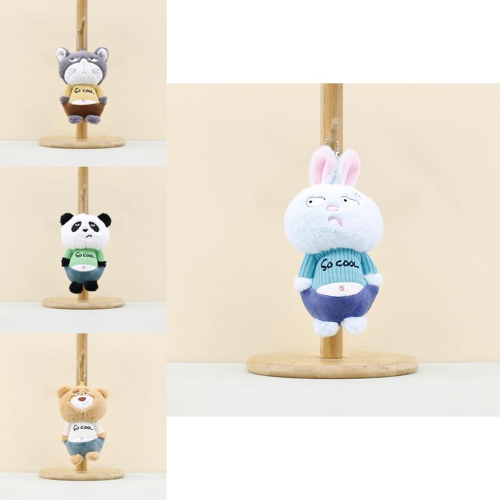 Adorable Plush Animal Series Cute Panda Bunny Kitten Soft Toy Stuffed Bear Piglet