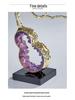 Elegante Ornamento a Zucca di Cristallo per Soggiorno, Ingresso, Mobile da Vino o TV - Decorazione Lussuosa e Regalo Perfetto per l'Inaugurazione della Casa