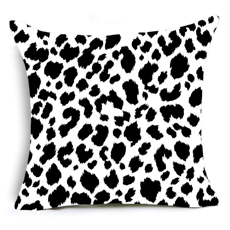 Animal Print Leopard Print Pillow Case Pillow Home Sofa Pillow Cushion Cover Hotel Seat Wall