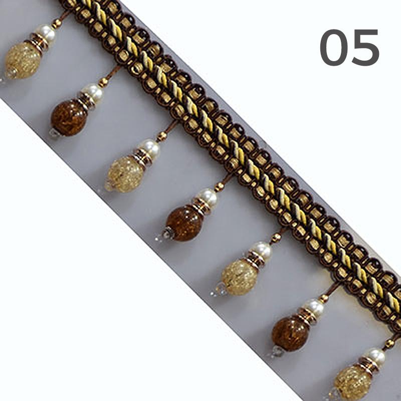2 Meter Curtain Sewing Tassel Fringe Curtain Tassel Crystal Ribbon Upholstery Decorative Diy Making Household Craft Sew Supplies