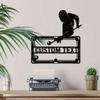 Metal Wall Art Custom Family Name House Number Billiards Home Decor Unique Gift