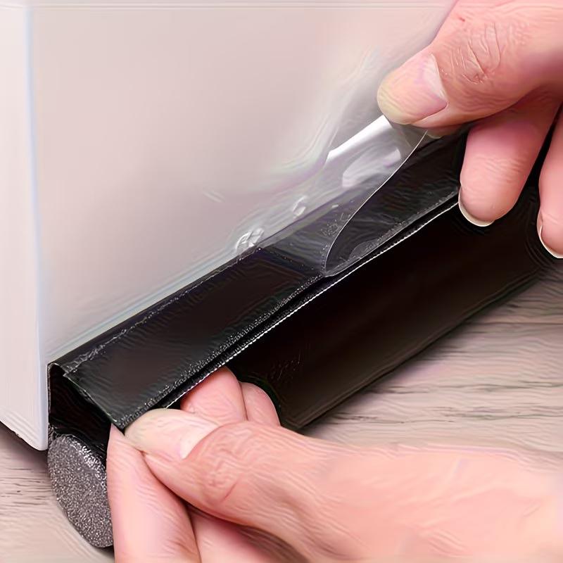 1pc 96cm/37.8in Sealing Strip Door Seam Door Bottom Sealing Strip Sound Insulation Wind Strip Foam Tape Bedroom Door Gap