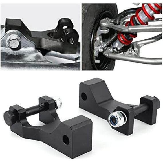 Front Lowering Kit, 3.5in Front Lowering Block Bracket Kit Accessory Metal Fit for 350 660R 700 ATV