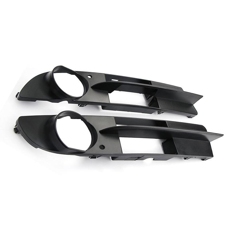 Car Front Bumper Fog Light Grille Cover 51117049243 51117049244 For BMW 5 Series E60 E61 2004 2005 2006 2007 Accessories