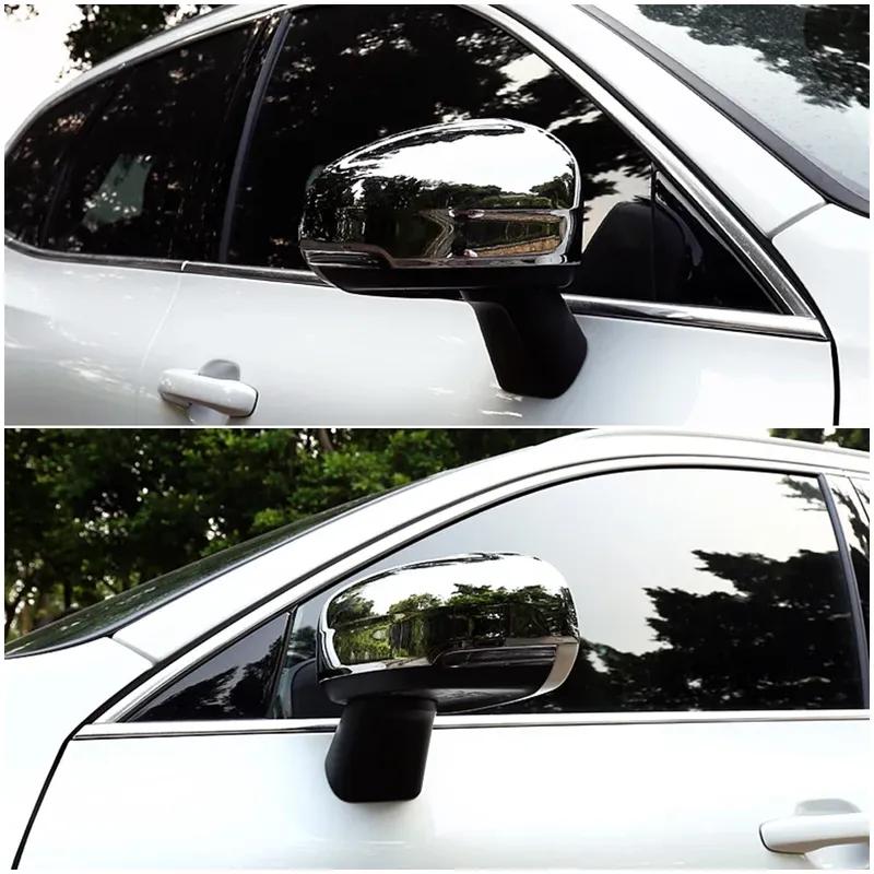For Volvo XC60 2018   Car Accessories Chrome Side Mirror Cover Rear View Mirror Rearview Protector Shell Trim
