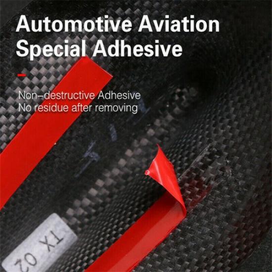 Bright Carbon Fiber Car Roof Antenna Sticker Case For BMW 7 Series F01 2009-2014