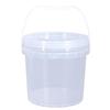 Hanyou Food-Grade PP Transparent Round Sealed Bucket with Handle