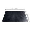 Silicone Dish Drying Mat Multifunctional Kitchen Coffee Bar Heat Resistant Silicone Pad with Anti slip Strips Soft