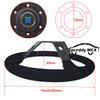 Drift Racing Steering Wheel 14inch 350mm Carbon Fiber Suede Leather Steering Wheels Deep Dish Red Black Yellow Ring