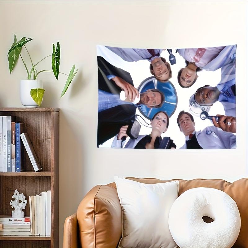 

New Popular TV Show Theme Tapestry Funny Print Aesthetic Wall Hanging For Bedroom Decor Background Cloth 74x94cm(29x37in)