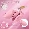 Male Chastity Cage Penis Lock With Lock Key Virginity For Men Breathable Cock Ring Men'S Cb Cock Cage Sm Urethra Lock Device Toy